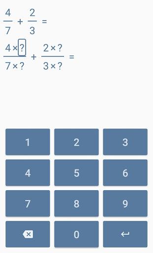 Fraction calculator - عکس برنامه موبایلی اندروید