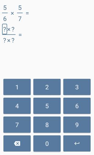 Fraction calculator - عکس برنامه موبایلی اندروید