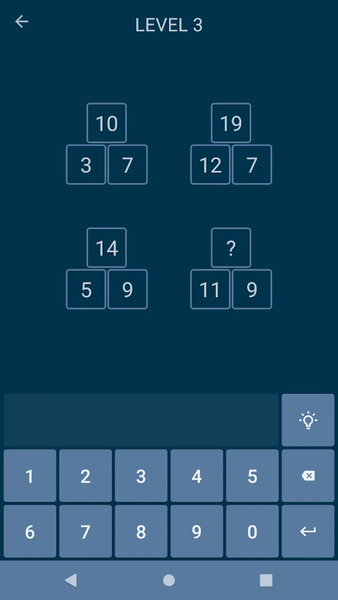 Math Games and Puzzles - Gameplay image of android game