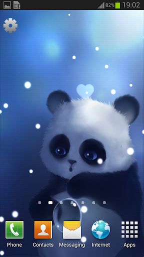 Panda Lite Live Wallpaper - Image screenshot of android app