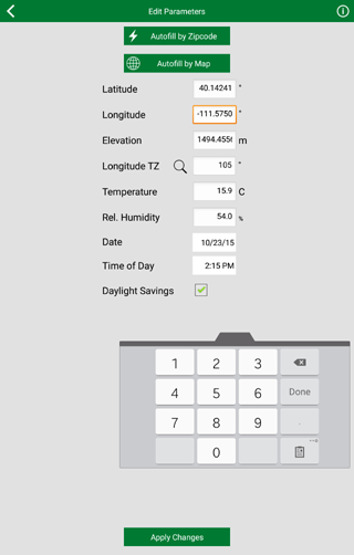 Clear Sky Calculator - عکس برنامه موبایلی اندروید