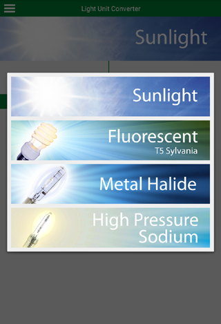 Light Unit Converter - عکس برنامه موبایلی اندروید