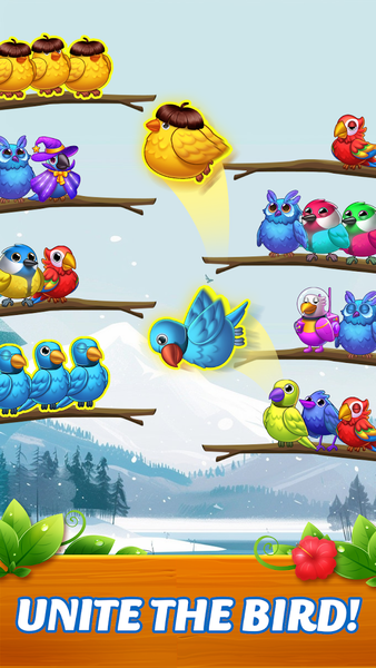 Jungle Bird Sort - عکس بازی موبایلی اندروید