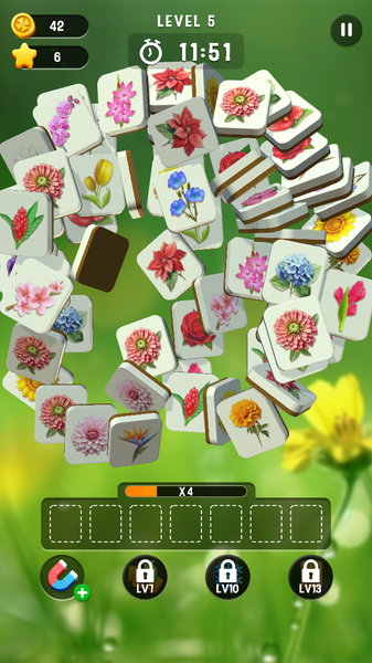 Blossom Match - Gameplay image of android game