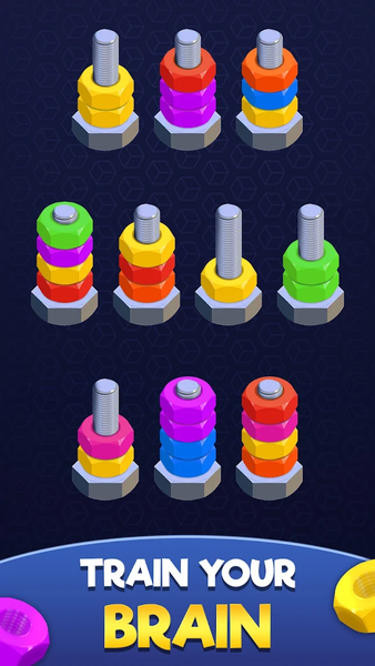 Nuts and Bolts: Sort Puzzle - Gameplay image of android game