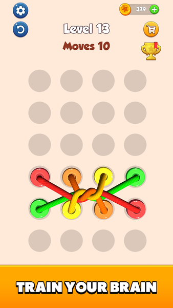 Color Tangled Rope 3D - Gameplay image of android game