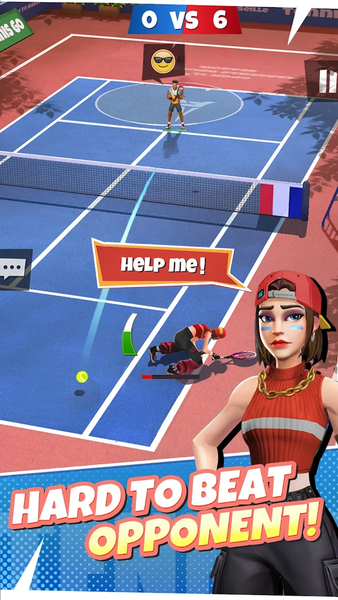 Tennis Go: World Tour 3D - Gameplay image of android game