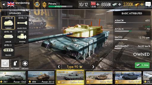 Tank Warfare - نبرد تانک - Gameplay image of android game