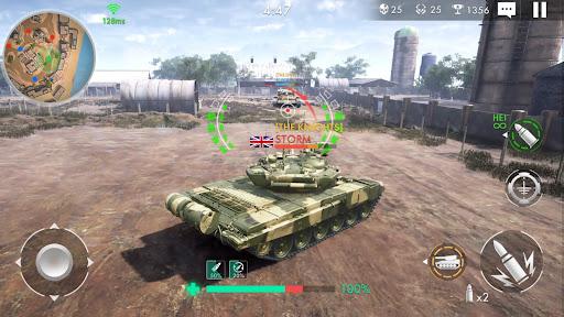 Tank Warfare: PvP Battle Game - Gameplay image of android game