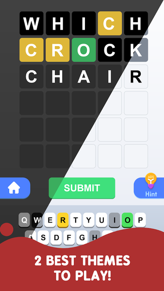 Daily Word Challenge - Gameplay image of android game