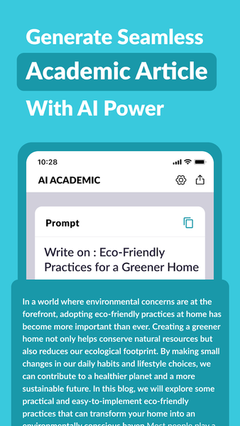 AI Academic Writing & Research - Image screenshot of android app