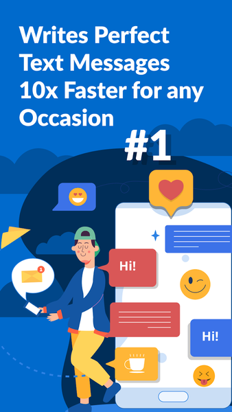AI Text Message Generator - عکس برنامه موبایلی اندروید
