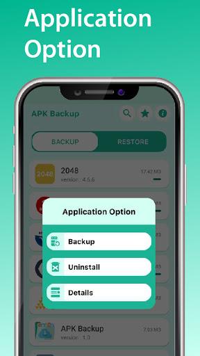 APK Backup - Image screenshot of android app