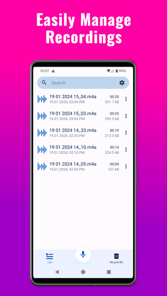 Voice Recorder: Audio Recorder - Image screenshot of android app