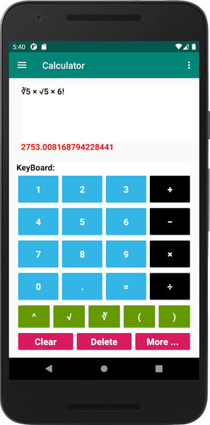 Math App - Image screenshot of android app