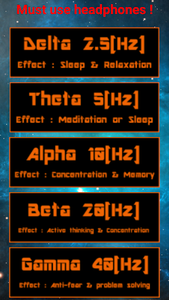 Binaural Beats - Brain Waves - Image screenshot of android app