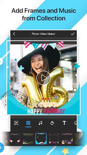 Birthday Video Maker with Song - عکس برنامه موبایلی اندروید