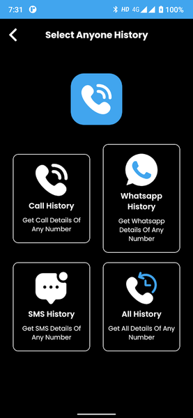 Call Details of Any Number - عکس برنامه موبایلی اندروید