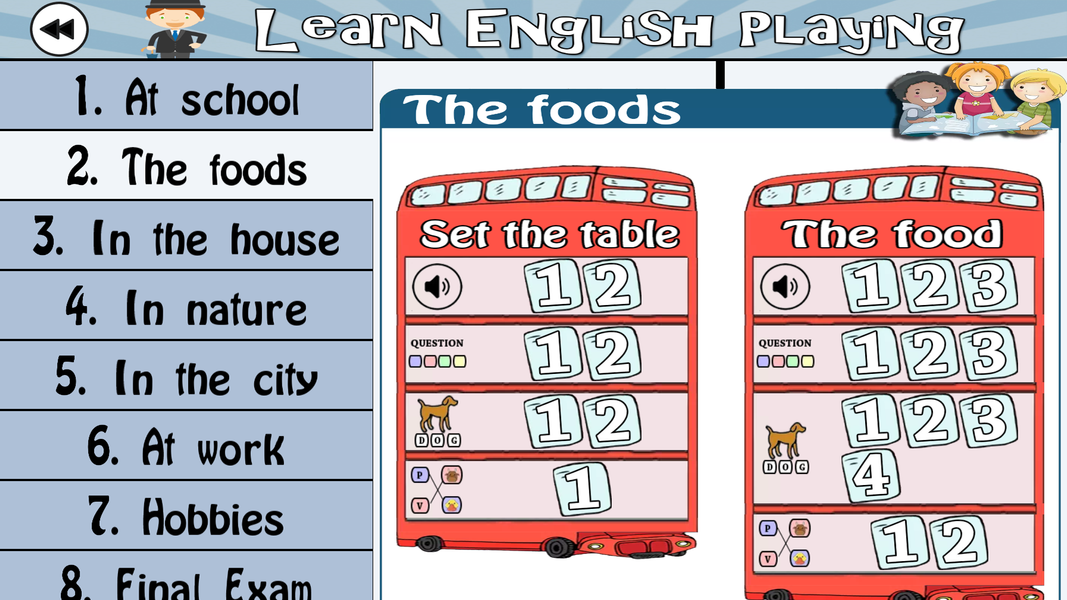 Learn English Playing - عکس بازی موبایلی اندروید