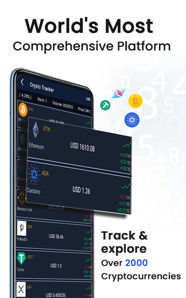 The Crypto Tracker: Coin Stats - عکس برنامه موبایلی اندروید