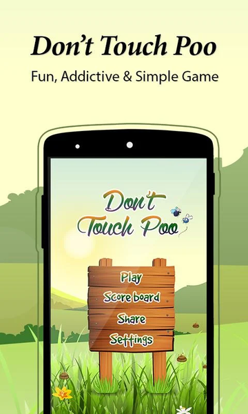 Don't Touch Poo - Gameplay image of android game