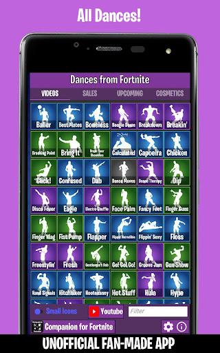 Dances from Fortnite - Image screenshot of android app