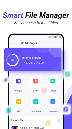 File manager : Safe & powerful - عکس برنامه موبایلی اندروید