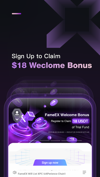 FameEX: Buy Bitcoin & Crypto - عکس برنامه موبایلی اندروید