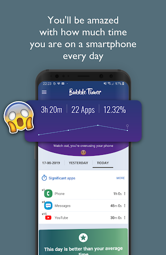 Screen Time Digital Wellbeing - Image screenshot of android app