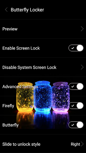 Butterfly locksreen - عکس برنامه موبایلی اندروید