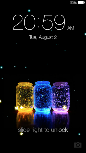 Butterfly locksreen - Image screenshot of android app