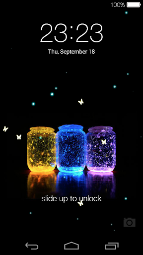 Butterfly locksreen - Image screenshot of android app