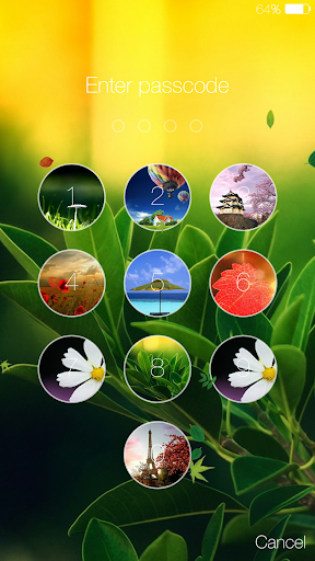 Spring live wallpaper lock - Image screenshot of android app