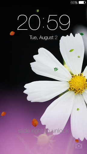 Spring live wallpaper lock - Image screenshot of android app