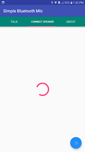 Simple Bluetooth Mic - Image screenshot of android app