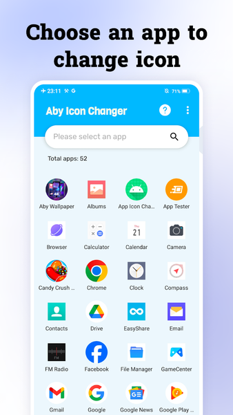 Icon Changer - Change app icon - عکس برنامه موبایلی اندروید