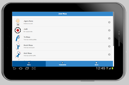 Judô Waza - Image screenshot of android app