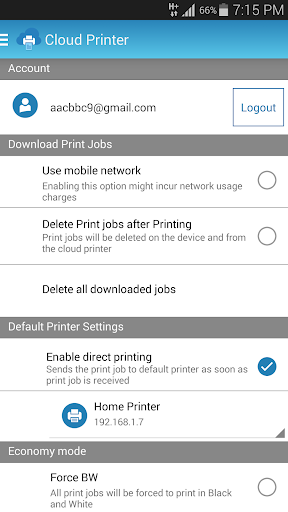 Cloud Print - Canon, Epson, HP - Image screenshot of android app