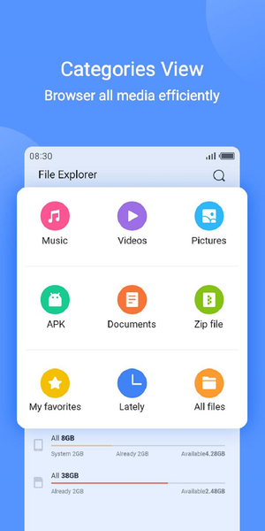 My files manager - Image screenshot of android app