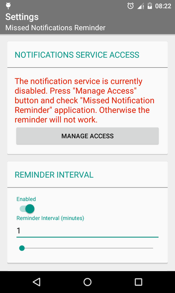 Missed Notifications Reminder - عکس برنامه موبایلی اندروید