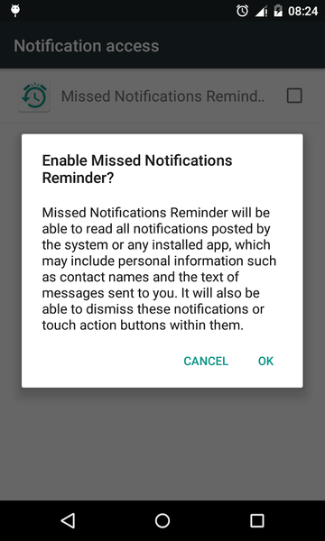 Missed Notifications Reminder - عکس برنامه موبایلی اندروید