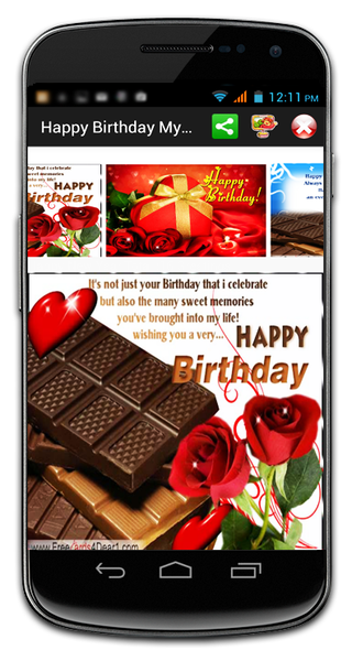Birthday Greeting Cards - عکس برنامه موبایلی اندروید