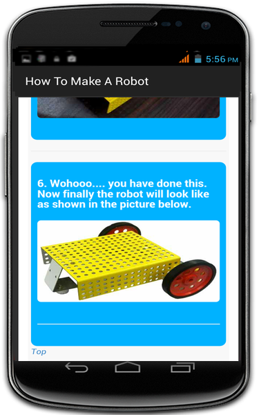 How To Make A Robot - Image screenshot of android app