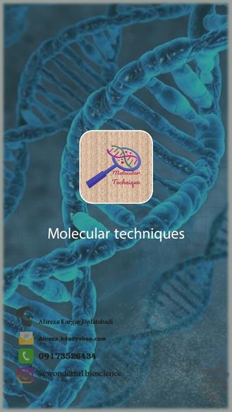 Molecular Techniques - Image screenshot of android app