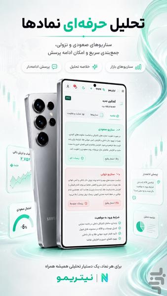تحلیل طلا و کریپتو با هوش مصنوعی - عکس برنامه موبایلی اندروید