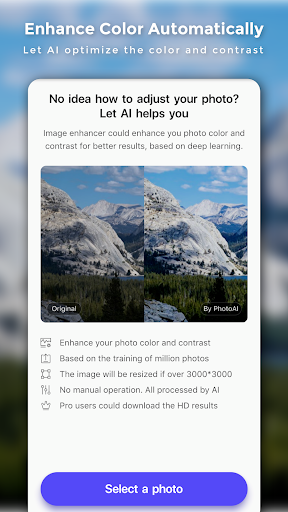 PhotoAI: AI Photo Enhancer - Image screenshot of android app