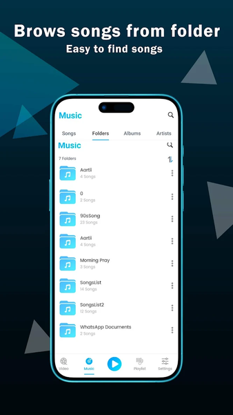 MP۳ Music & Video Player - عکس برنامه موبایلی اندروید