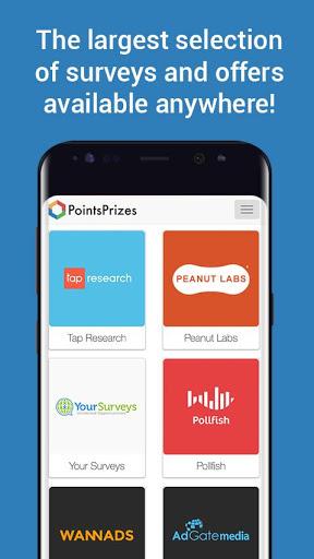 PointsPrizes - Free Gift Cards - عکس برنامه موبایلی اندروید