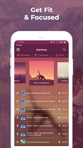 Harmony - Self Hypnosis - عکس برنامه موبایلی اندروید