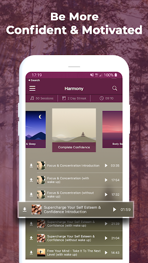 Harmony - Self Hypnosis - عکس برنامه موبایلی اندروید